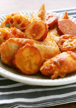 さつまいも入りヤンニョムチキン-レシピのメイン写真