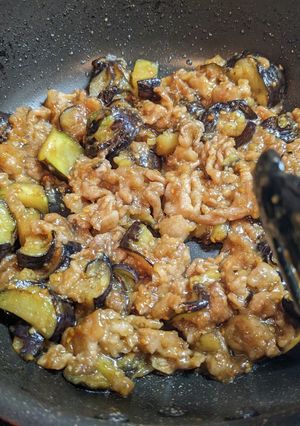 豚こまと茄子の肉味噌炒め-レシピのメイン写真