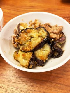 【油淋鶏タレ活用】ナスと豚こまの中華炒め-レシピのメイン写真