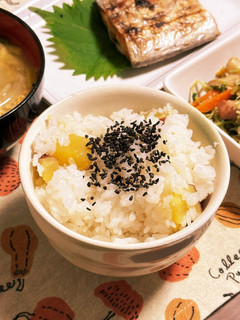 出汁香るほっくりさつまいもご飯-レシピのメイン写真