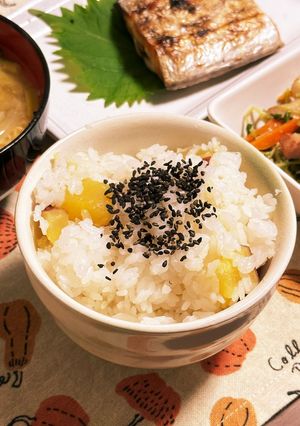 出汁香るほっくりさつまいもご飯-レシピのメイン写真