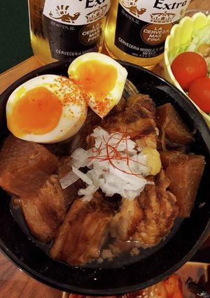 ブロック肉☆炊飯器で時短チャーシュー-レシピのメイン写真