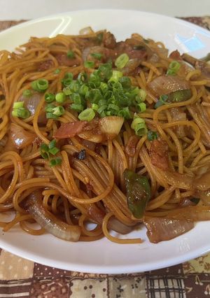 スパゲティ・名古屋風味噌ポリタン-レシピのメイン写真