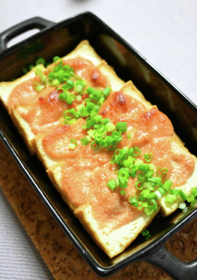 厚揚げの明太マヨ焼き-レシピのメイン写真