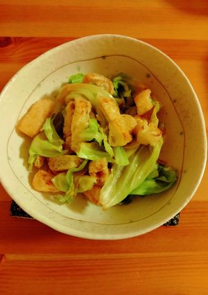 キャベツと薄揚げのサッパリ和え物-レシピのメイン写真