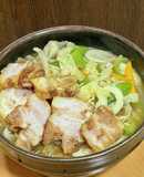 サッポロ一番みそラーメン・豚の角煮乗せ