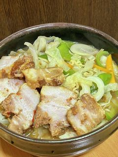 サッポロ一番みそラーメン・豚の角煮乗せ-レシピのメイン写真