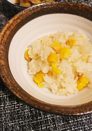 モロコシ炊き込みご飯追いバター醤油コーン-レシピのメイン写真