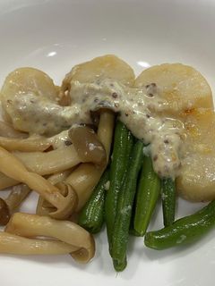 焼き帆立とマスタードソース-レシピのメイン写真