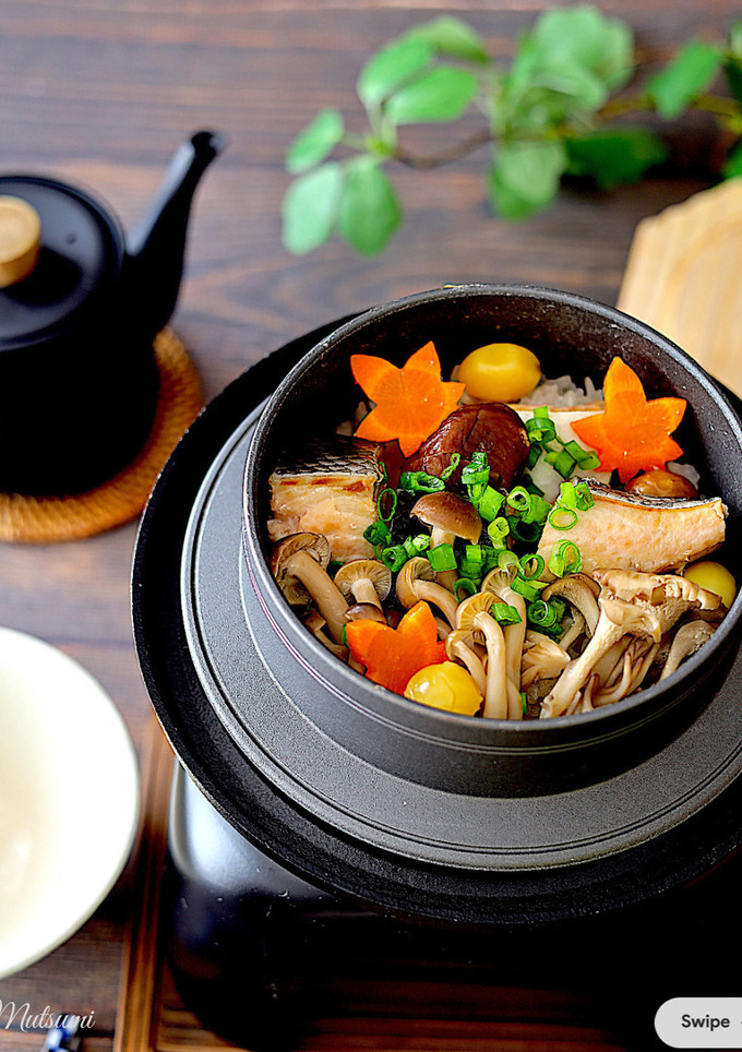 鮭釜めし 鮭の炊き込みご飯-レシピのメイン写真