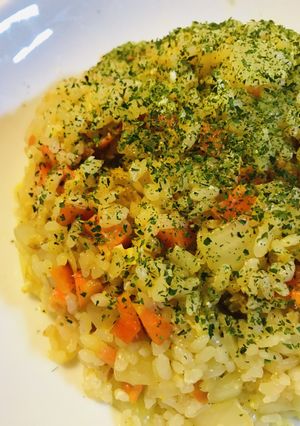 ニンジンと玉葱の根菜玉子チャーハン-レシピのメイン写真