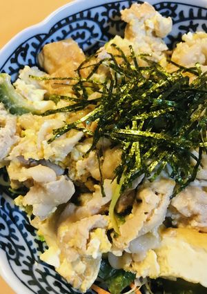 豚こまぎれ肉と厚揚のゴーヤーチャンプルー-レシピのメイン写真