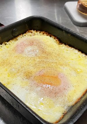 【3分おつまみ】酒飲み用チーズ目玉焼き-レシピのメイン写真