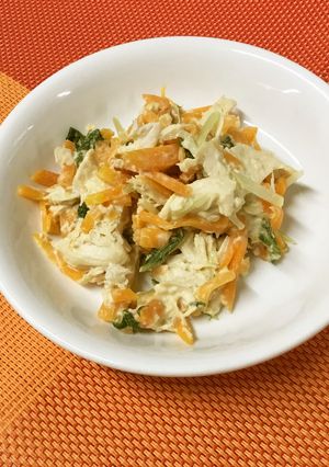 【保育園給食】ささみと人参のサラダ-レシピのメイン写真