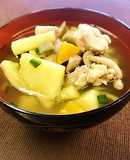 【保育園給食レシピ】さつま芋のさつま汁