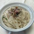 シラスと梅のさっぱりそうめん