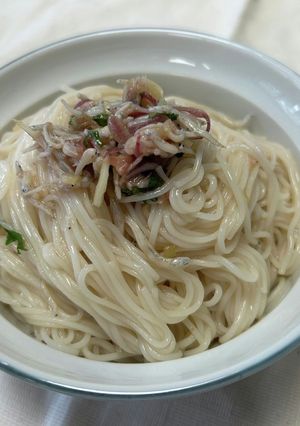シラスと梅のさっぱりそうめん-レシピのメイン写真