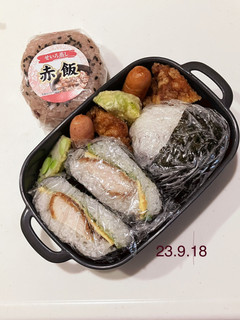 男子中学生のお弁当 209 @試合弁当-レシピのメイン写真