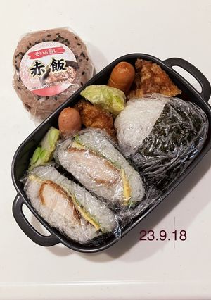 男子中学生のお弁当 209 @試合弁当-レシピのメイン写真