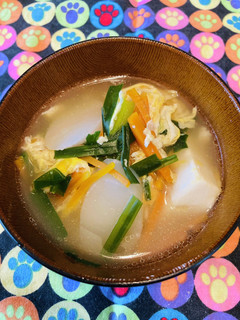 トック入り豆腐と卵のあっさり中華スープ-レシピのメイン写真