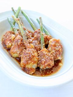 ポリっと【葉生姜の肉巻き(焼肉のたれ)】-レシピのメイン写真