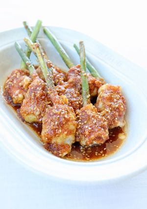 ポリっと【葉生姜の肉巻き（焼肉のたれ）】-レシピのメイン写真