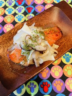 しゃけのムニエル\塩レモン/きのこマリネ-レシピのメイン写真