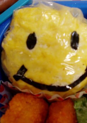 簡単！初心者のキャラ弁☺スマイル☺ピース-レシピのメイン写真