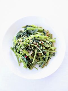 簡単手軽な【空芯菜のぽん酢炒め】-レシピのメイン写真