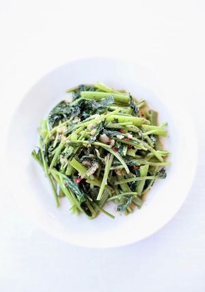 簡単手軽な【空芯菜のぽん酢炒め】-レシピのメイン写真