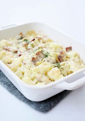 簡単【ザワークラウトとポテトのチーズ焼き-レシピのメイン写真