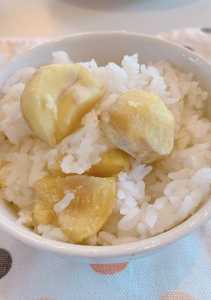 素朴な栗ごはん-レシピのメイン写真