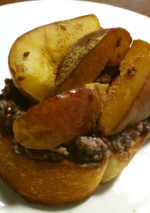 洋梨のグリル　発酵あんこトースト-レシピのメイン写真