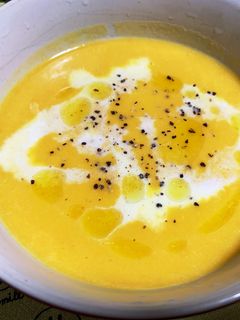 かぼちゃとにんじんのポタージュ-レシピのメイン写真
