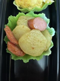 じゃがいもとウインナーの簡単マヨ炒め-レシピのメイン写真