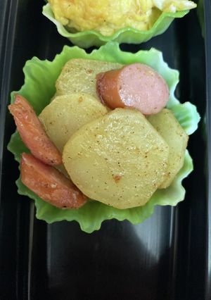 じゃがいもとウインナーの簡単マヨ炒め-レシピのメイン写真