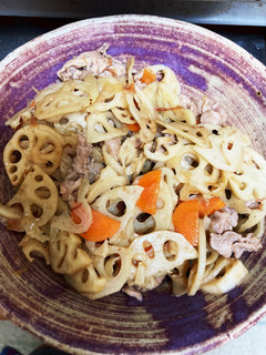 レンコンと豚肉のきんぴら-レシピのメイン写真