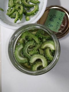毎日少しずつ食べるゴーヤの甘酢漬け-レシピのメイン写真