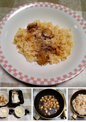 ベビーホタテとエリンギのバター醤油ごはん-レシピのメイン写真