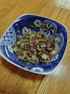 ゴーヤ(白)とひき肉のそぼろ-レシピのメイン写真