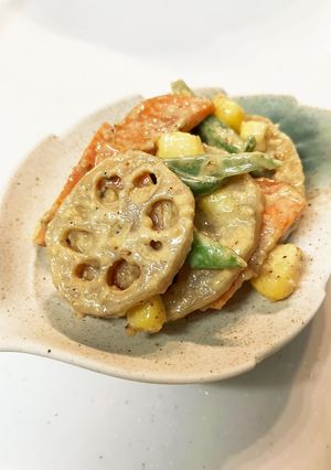 ワンパンで味染み蓮根サラダ-レシピのメイン写真