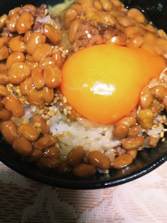 ふじの男の料理 肉納豆ごはん-レシピのメイン写真