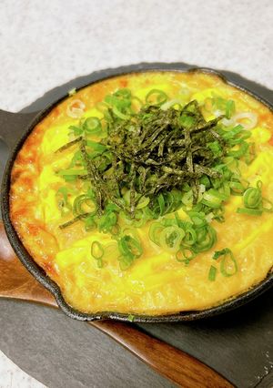 長芋とろろのチーズ焼き⑤カニカマと豆腐-レシピのメイン写真