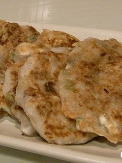山芋と長ネギのお焼き-レシピのメイン写真
