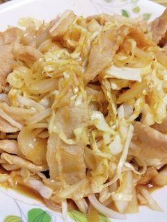 豚トロと千切りキャベツの焼肉炒め-レシピのメイン写真