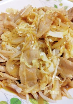 豚トロと千切りキャベツの焼肉炒め-レシピのメイン写真