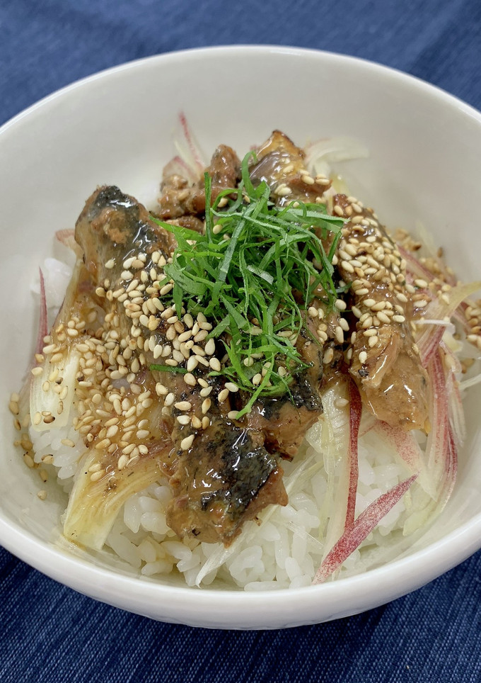 缶詰を使った簡単！いわしのかば焼き丼-レシピのメイン写真