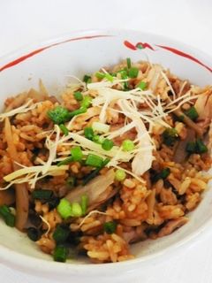 塩麹鶏とゴボウの味噌炊き込みご飯!-レシピのメイン写真