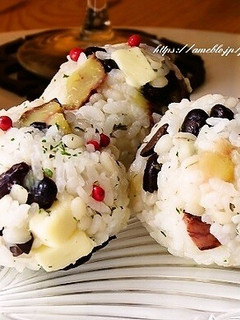黒豆とチーズのイタリアンおにぎり-レシピのメイン写真