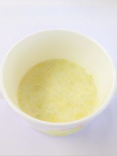 【離乳食中期】ミルクスープ-レシピのメイン写真